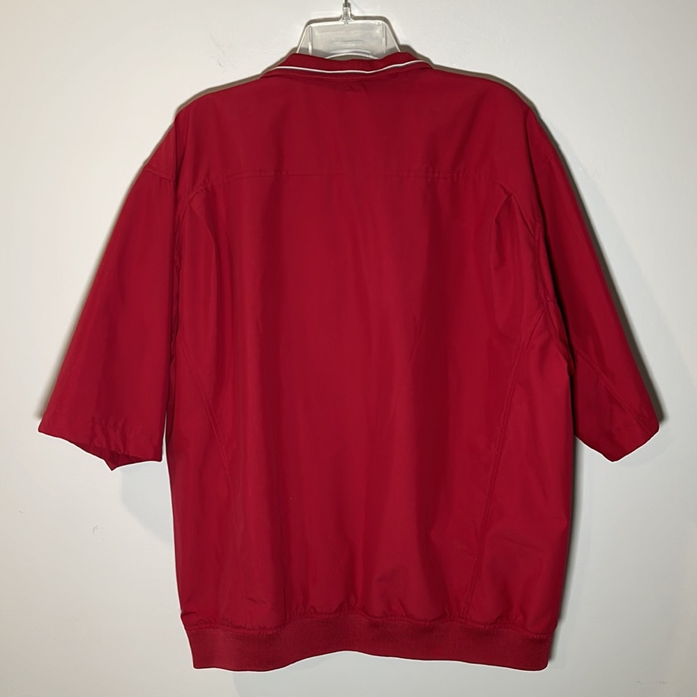 Ohio State Half Zip Short Sleeve Windbreaker Jacket Mens Medium - Picture 5 of 10